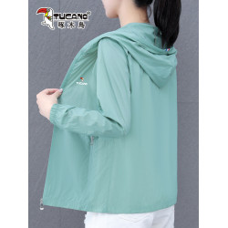 啄木鳥防曬衣女夏季防紫外線夏裝薄款外套透氣2025新款冰絲防曬服