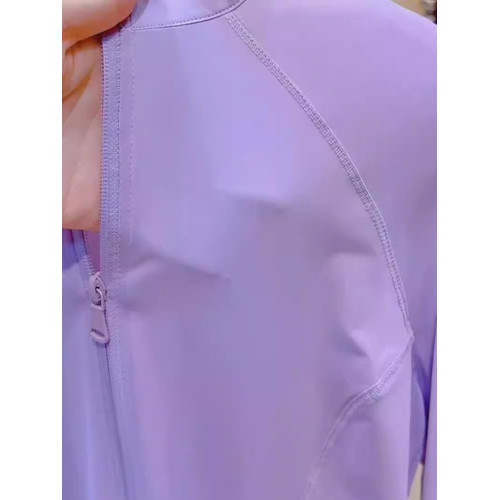 2026夏季新款女士時尚立領修身收腰防曬長袖拉鍊百搭休閒上衣外套