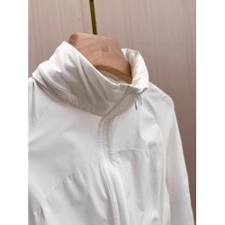 2025夏季新款女士魚骨瑜珈服修身顯瘦輕薄立領外套休閒運動防曬衣