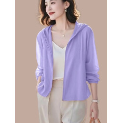 連帽防曬衣女夏薄款輕薄透氣2025新款中年女士時尚洋氣防曬服外套