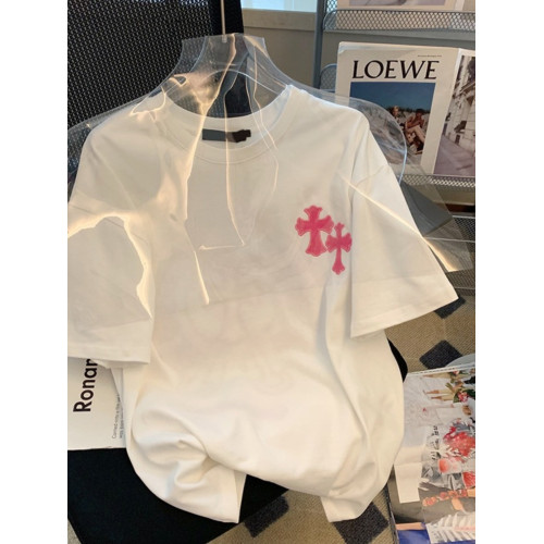 撿漏~專櫃撤廻大牌美式國潮oversize印花正肩短袖t恤男女