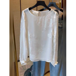 新中式國風復古洋氣減齡上衣女2026夏季新款高級輕奢絲滑修身襯衫