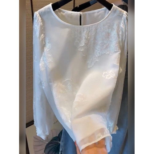 新中式國風復古洋氣減齡上衣女2026夏季新款高級輕奢絲滑修身襯衫