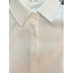 2025秋冬新款磨毛襯衫女純色加絨加厚長袖上衣學院風百搭打底襯衣