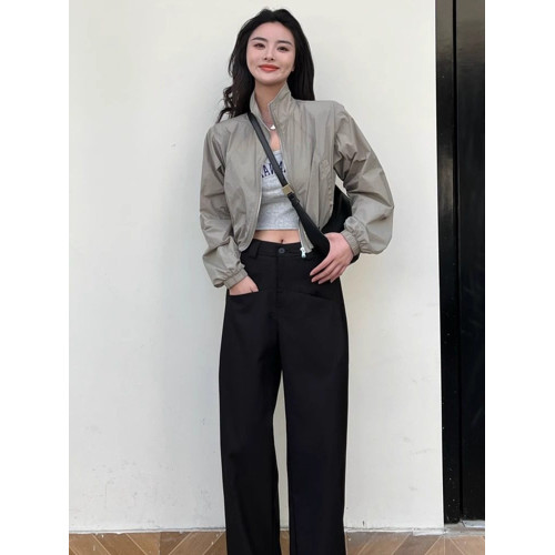 輕薄短款小個子防曬衣女款2025夏季新款歐貨立領戶外防曬服薄外套