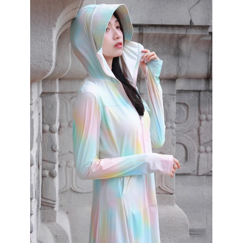 防曬衣全身防曬服女連衣裙外套連身裙長款透氣女款冰絲新款夏季