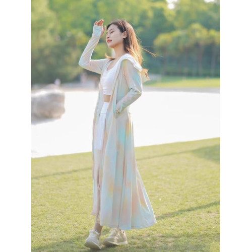 防曬衣全身防曬服女連衣裙外套連身裙長款透氣女款冰絲新款夏季