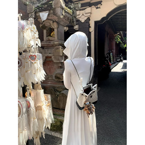 全身防曬衣女2025夏季新款修身收腰輕薄海邊防曬裙外套開衫超長款