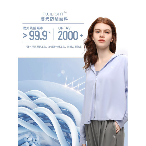 ohsunny防曬衣女護手寬鬆防紫外線原紗透氣雲朵連帽護臉防曬外套