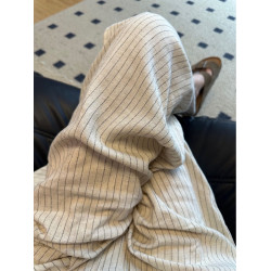 可以閉盲入！好穿爆了，夏款松弛褲棉麻亞麻高腰松緊透氣濶腿褲