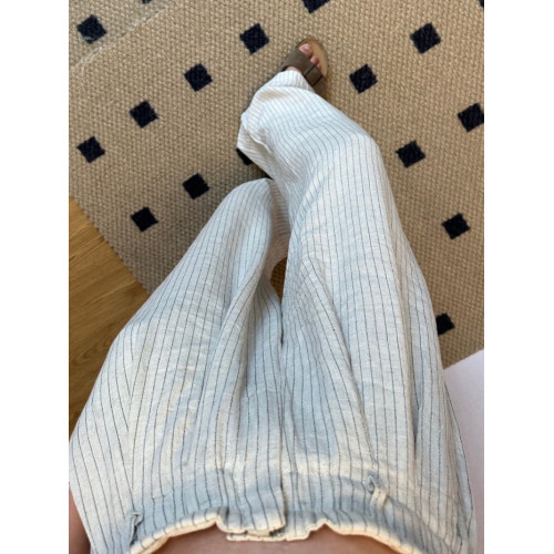 可以閉盲入！好穿爆了，夏款松弛褲棉麻亞麻高腰松緊透氣濶腿褲