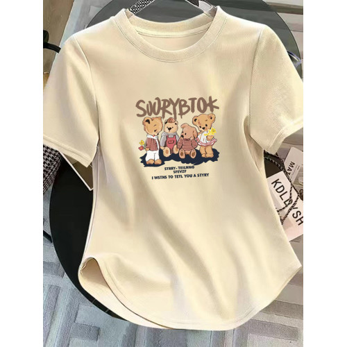 十三行女裝歐洲站2026年夏季新款純棉短袖t恤女歐貨寬鬆顯瘦上衣