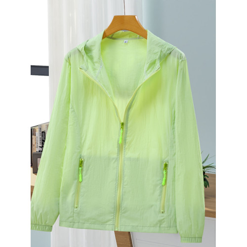 防曬衣女2024新款夏季薄款防曬服防紫外線透氣長袖寬鬆大碼短外套