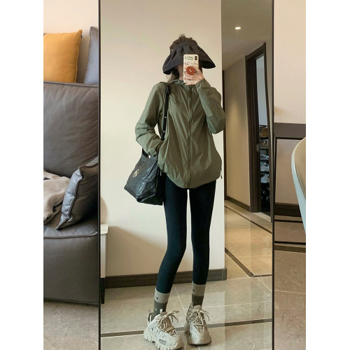 速乾涼感防曬衣女春夏季款upf50+寬鬆休閒透氣薄款戶外長袖防曬服