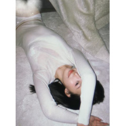 Turn right/陳大腿 性感微透套頭打底針織衫女內搭外穿百搭T恤ins