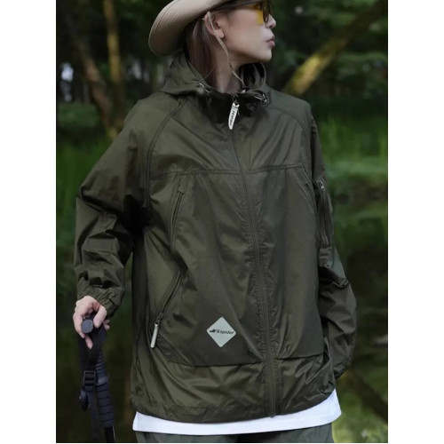 山系戶外UPF50+輕薄透氣防曬衣男女同款夏季防紫外線皮膚風衣外套