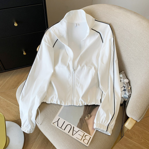 戶外穿搭 開衫穿搭~小個子防曬衣女2026新款輕薄透氣防曬服短外套