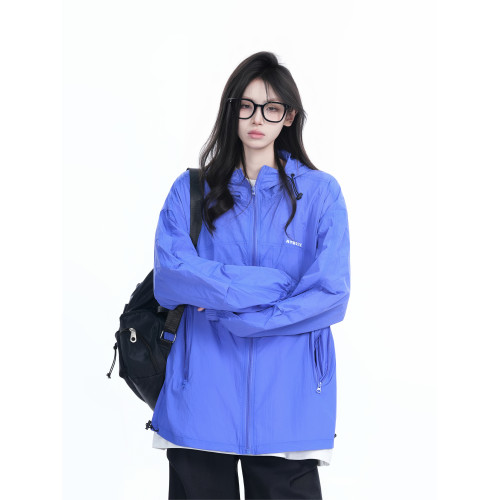 【坐吃山空】夏季新款戶外輕薄防曬衣女oversize寬鬆防紫外線外套