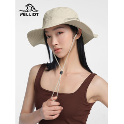 伯希和戶外防曬帽女大帽簷登山徒步快乾牛仔帽子遮陽透氣漁夫帽男