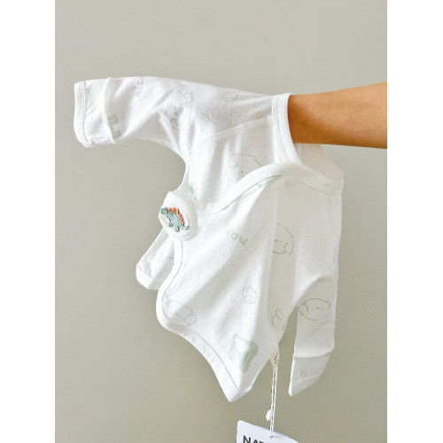 夏季薄款新生兒半背衣純棉無骨寶寶上衣春秋冬打底初生嬰兒和尚服