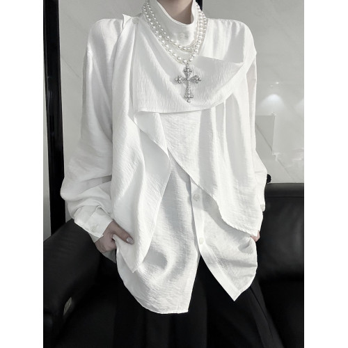 Aont【雙生子系列·夏夜晚風】原創高級感夏季新款新中式小衆襯衫