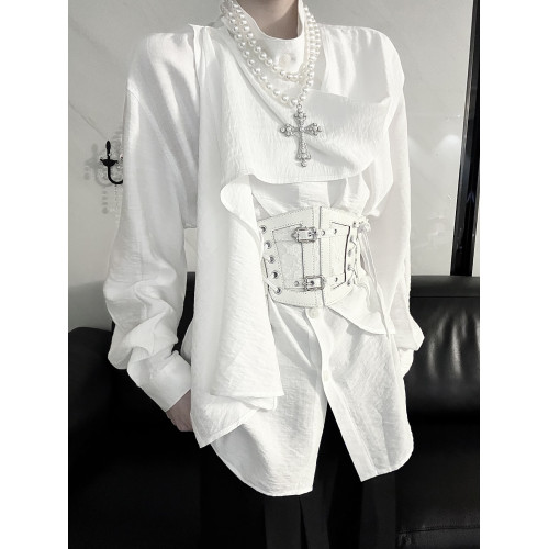 Aont【雙生子系列·夏夜晚風】原創高級感夏季新款新中式小衆襯衫