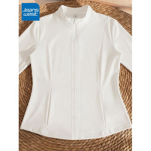 ZR真維斯修身防曬衣女夏季2026新款立領運動瑜珈服冰絲防曬服外套