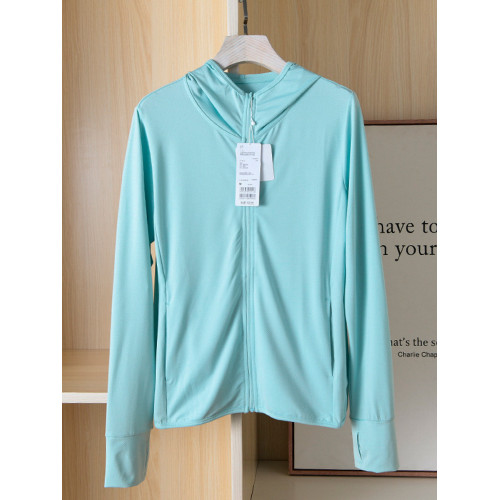 日單2025夏季新款彈力速乾衣薄款透氣防曬皮膚衣短外套女