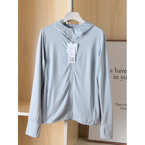 日單2025夏季新款彈力速乾衣薄款透氣防曬皮膚衣短外套女