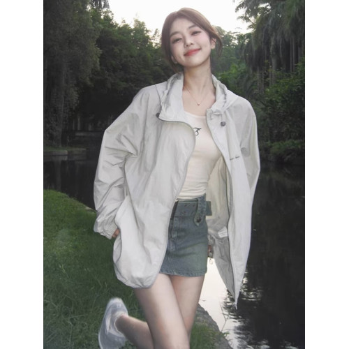 防曬衣女薄紗外穿夏季2024新款百搭寬鬆防紫外線薄款防曬服外套潮