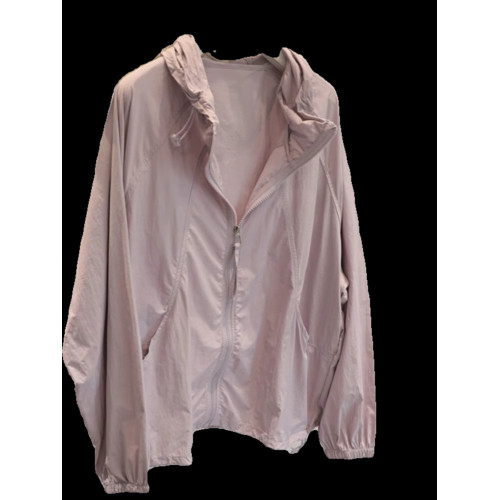 性價比王炸_夏季薄款連帽防曬衣女純色休閒百搭工裝拉鍊外套