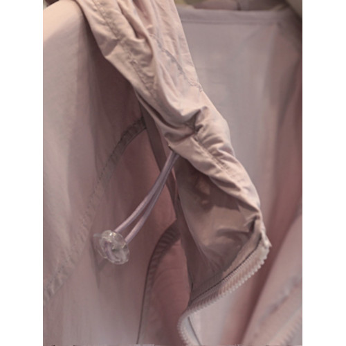 性價比王炸_夏季薄款連帽防曬衣女純色休閒百搭工裝拉鍊外套