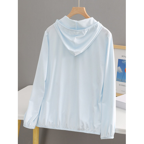 UPF50+防曬衣女防紫外線透氣冰絲防曬服男薄款外套夏防曬衫皮膚衣