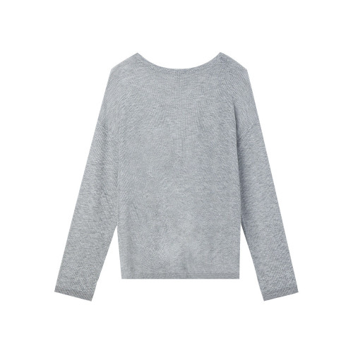 EGGKA綁帶薄款防曬罩衫設計感通勤小個子寬鬆休閒氣質長袖上衣女