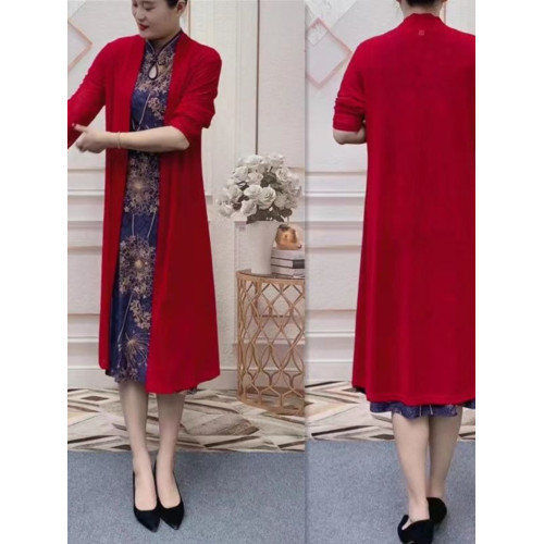 春夏百搭洋氣顯瘦防曬披肩韓版中長款外搭純色氣質媽媽裝夏天披肩