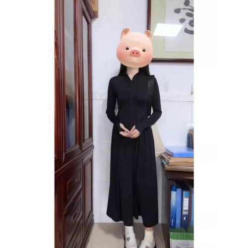 長款防曬衣2025年夏季新款黑色寬鬆戶外防紫外線薄款全身女款外套