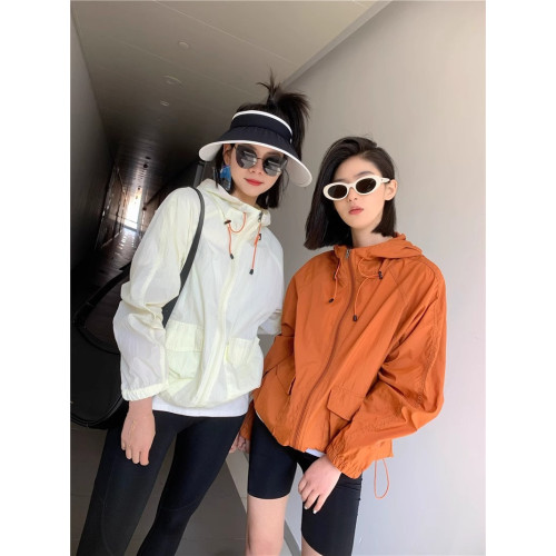 IN BLUE 價！高效防曬UPF50+薄如蟬翼冰感透氣防曬服外套女