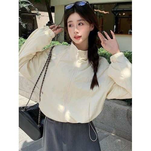 加棉加厚沖鋒衣外套女2025秋冬新款寬鬆短款休閒開衫夾棉夾克上衣