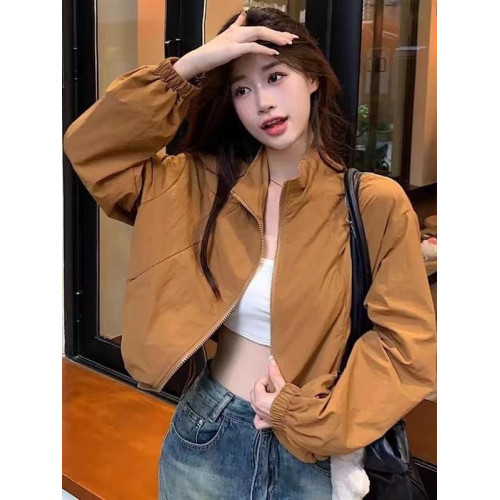 加棉加厚沖鋒衣外套女2025秋冬新款寬鬆短款休閒開衫夾棉夾克上衣