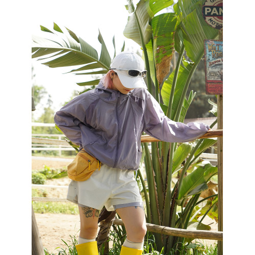 《城市濃縮》戶外春夏山系徒步登山多巴胺速乾輕薄連帽防曬衣男女