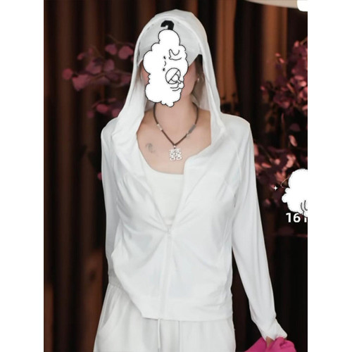 冰絲高彈連帽防曬衣女薄2026夏季新款時尚休閒戶外旅遊速乾短外套