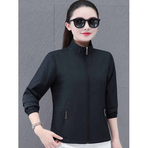 繙領冰絲速乾防曬衣女2026夏季新款長袖輕薄皮膚衣薄款防曬服外套