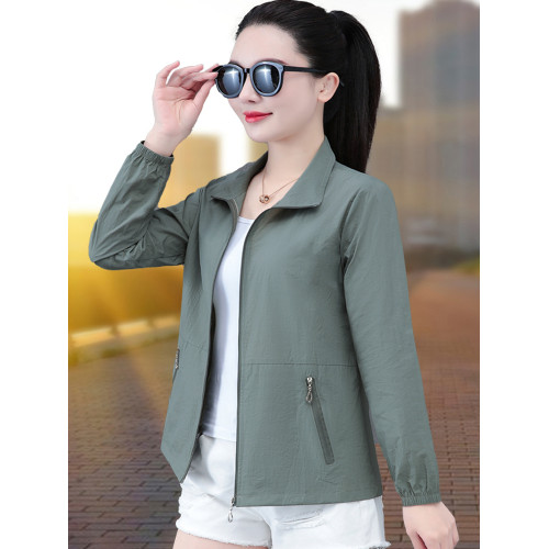 繙領冰絲速乾防曬衣女2026夏季新款長袖輕薄皮膚衣薄款防曬服外套