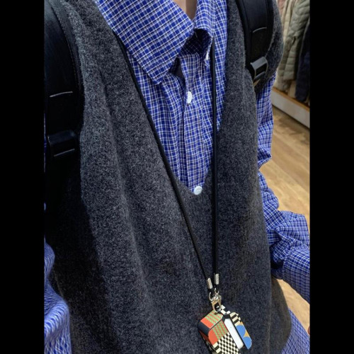 日系曡穿藍色格子襯衫外套女早春裝2025新款獨特別致上衣襯衣外穿