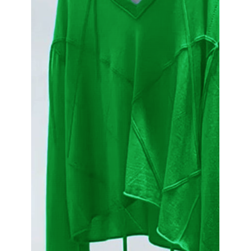 2025年夏新款時尚綠色防曬衣女韓系減齡寬鬆休閒顯瘦百搭長袖上衣