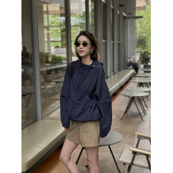 阿土秀薄款防風連帽防曬衣2025夏季新款韓版寬鬆顯瘦休閒運動外套