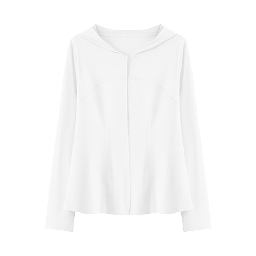 涼感冰絲時尚防曬服女夏輕薄大碼戶外防紫外線空調服遮肚顯瘦外套