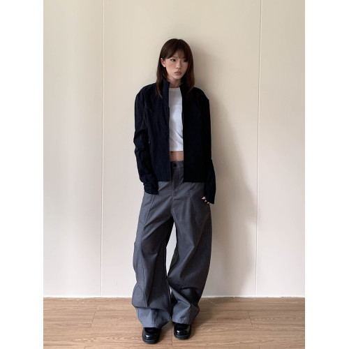 Apocket美式復古正肩防曬服立領透氣防水輕薄cleanfit外套夾克夏