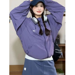 原野空間夏季薄款防曬衣套裝女款日系工裝連帽防曬服短褲裙兩件套