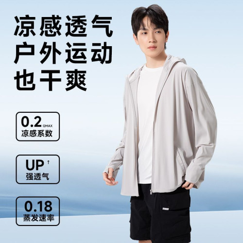 茉尋男款防曬衣休閒新款夏季專業防紫外線防曬服外套新透氣高級男